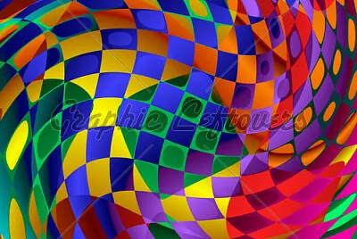פאזל של Rainbow-Swirl