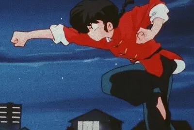 ranma entrenando fuera de la casa ranma 1/2 jigsaw puzzle