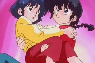 ranma y akane fingen delante de ukyo ranma 1/2 jigsaw puzzle