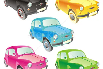 funny colored cars