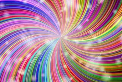 Elegant stars twirl ball