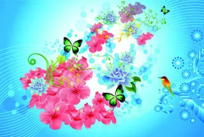èŠ±æ¼¾èƒŒæ™¯ jigsaw puzzle