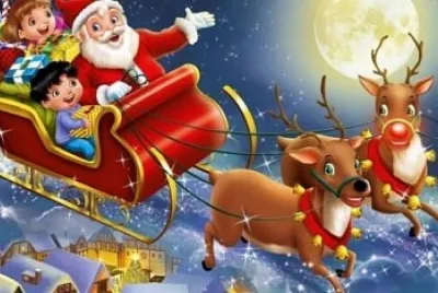 Mos CrÄƒciun la drum porneÈ™te jigsaw puzzle