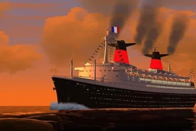 S S France The Elegant Ocean Liner