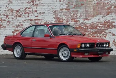 1987 BMW M6 coupÃ©, in Cinnabar Red