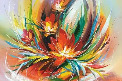 Flowers Oil Painting jigsaw puzzle
