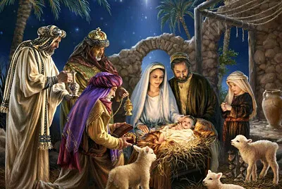 El nacimiento del niño Jesús