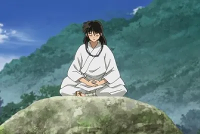 miroku entrena por 1000 dÃ­as hanyo no yashahime jigsaw puzzle