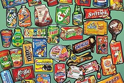 retro stickers jigsaw puzzle