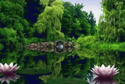 Lago floral