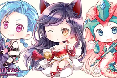 jinx, ahri y nami jigsaw puzzle
