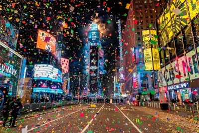 New Years Eve in Times Square jigsaw puzzle