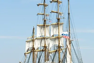 Bark Kruzenstern visiting Halifax Harbour
