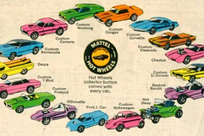 פאזל של Vintage Hot Wheels Toys