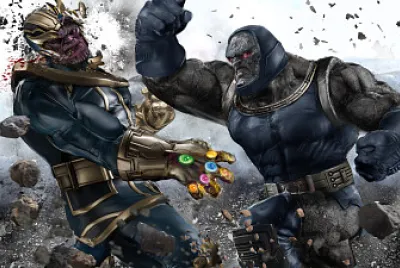 Thanos y Darkseid