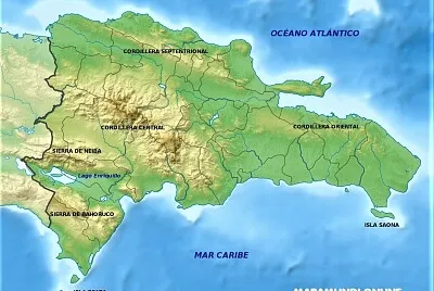 Mapa de la RepÃºblica Dominicana jigsaw puzzle
