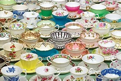 old teacups and saucers