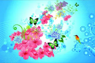 èŠ±æ¼¾èƒŒæ™¯ jigsaw puzzle