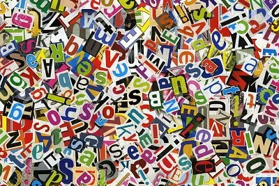Magazine Letter Collage