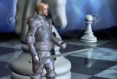 Ajedrez con un caballero