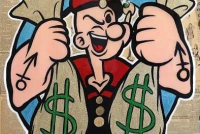 Popeye Rolling in Dough