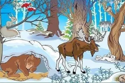 Animale in padure jigsaw puzzle