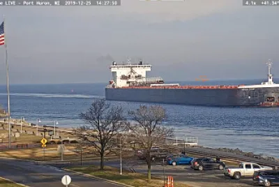 m/v American Century (1,000 ft long)