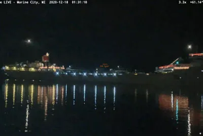 s/s Alpena with her 2020 Xmas lights on