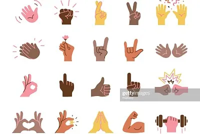 Hand emoji