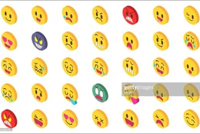 Isometric emoji set 2