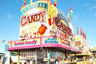 פאזל של candy and popcorn