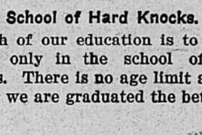 School of Hard Knocks