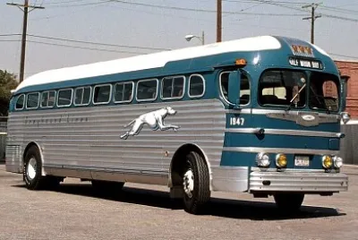 1947 GMC Greyhound Bus