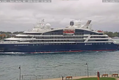 cruise boat   "Le Champlain  " at Port Huron,MI/USA