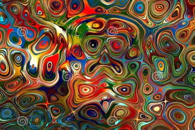 colourful psychedelic