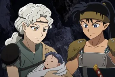 koga y yawagari crian a moroha hanyo no yashahime jigsaw puzzle