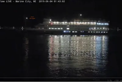 cruise ship Victory-1 at nite   reflections jigsaw puzzle