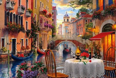 OTRA DE VENECIA  SUS CALLES Y SUS CANALES jigsaw puzzle