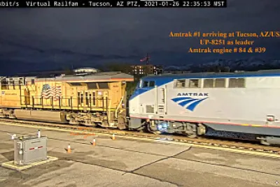 Tucson,AZ/USA  Amtrak #1 UP-8251 leader jigsaw puzzle