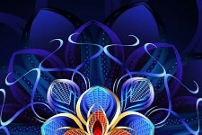 Beautiful Blue Flower