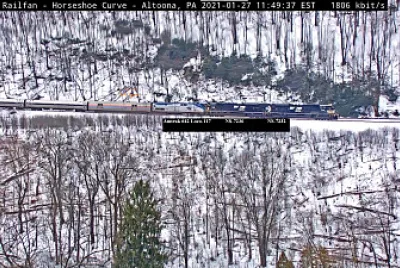 HSC Amtrak #42 NS towing jigsaw puzzle