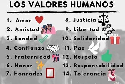 פאזל של Valores humanos