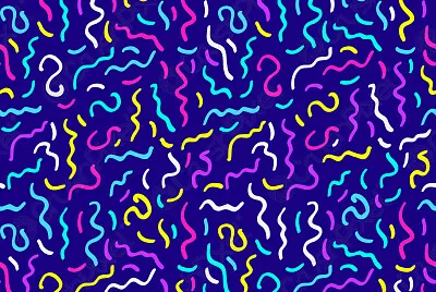 geometric, neon colors