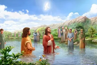 jesus no batismo