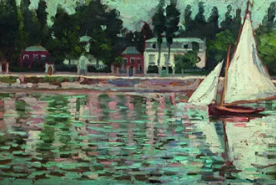 Monet bords de seine dÃ©tail