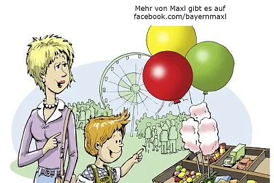 Maxl auf dem Oktoberfest
