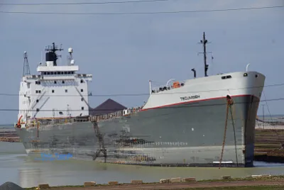 m/v Tecumseh in port for repairs May 2020