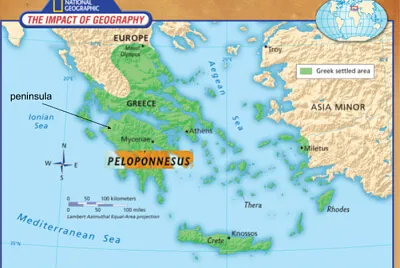 Greece map