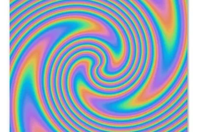 Multicolor Psychedelic Twist Swirl