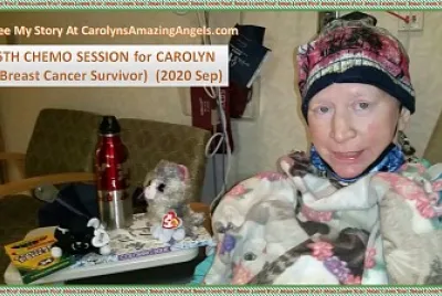 6th CHEMO SESSION fer CAROLYN(Breast Cancer)9/2020